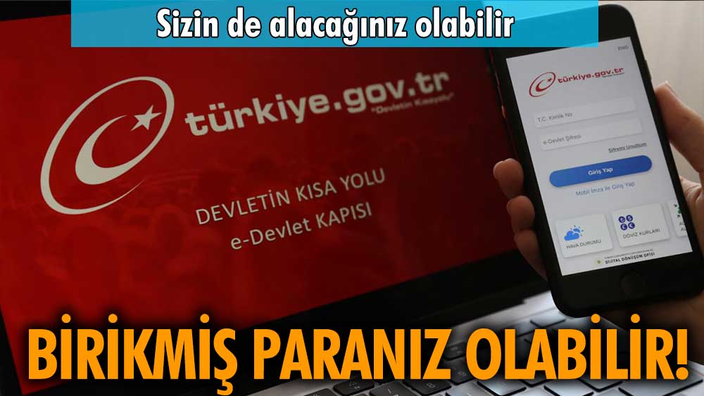 E-devlet alacak sorgulama: Haberiniz olmadan Birikmiş paranız olabilir!