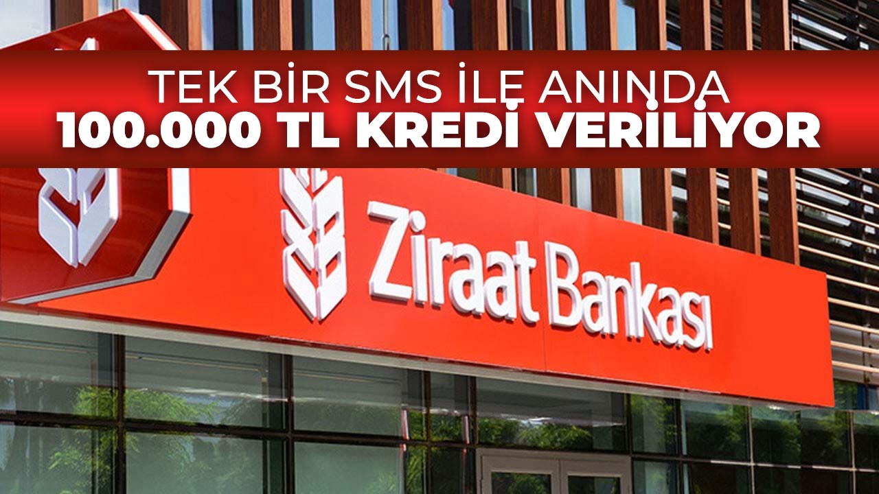 Tek SMS ile anında 100.000 TL kredi desteği! Başvuru şartları açıklandı