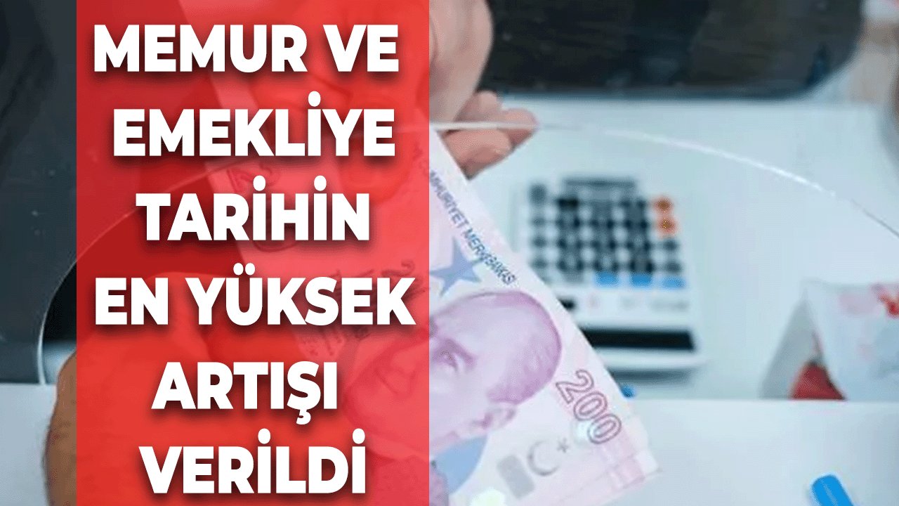 Memura ve Emekliye Yeni Zamlar Geliyor! Zam Oranı Sonunda Verildi!