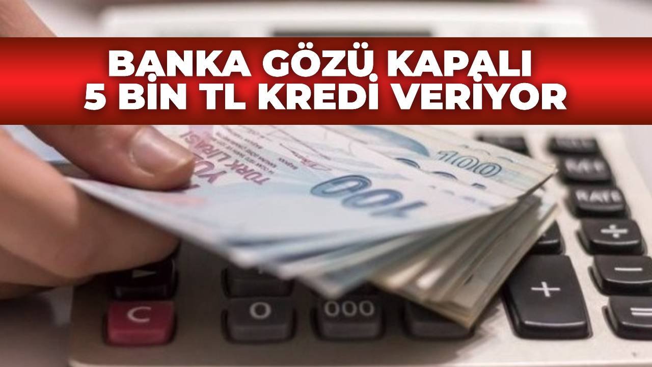 Banka Faizsiz 5 bin TL Kredi Arayanlar İçin Yeni Kampanyasını Açıkladı!