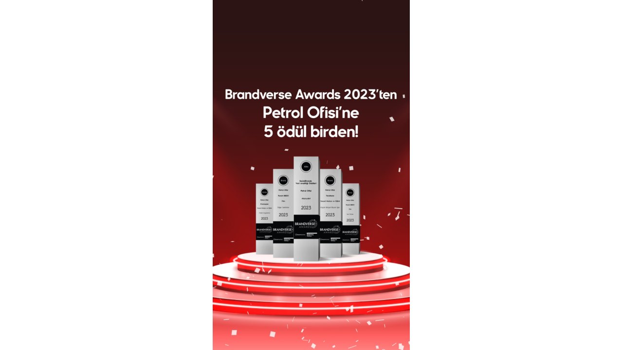 Petrol Ofisi’ne Brandverse Awards’ta 5 Ödül