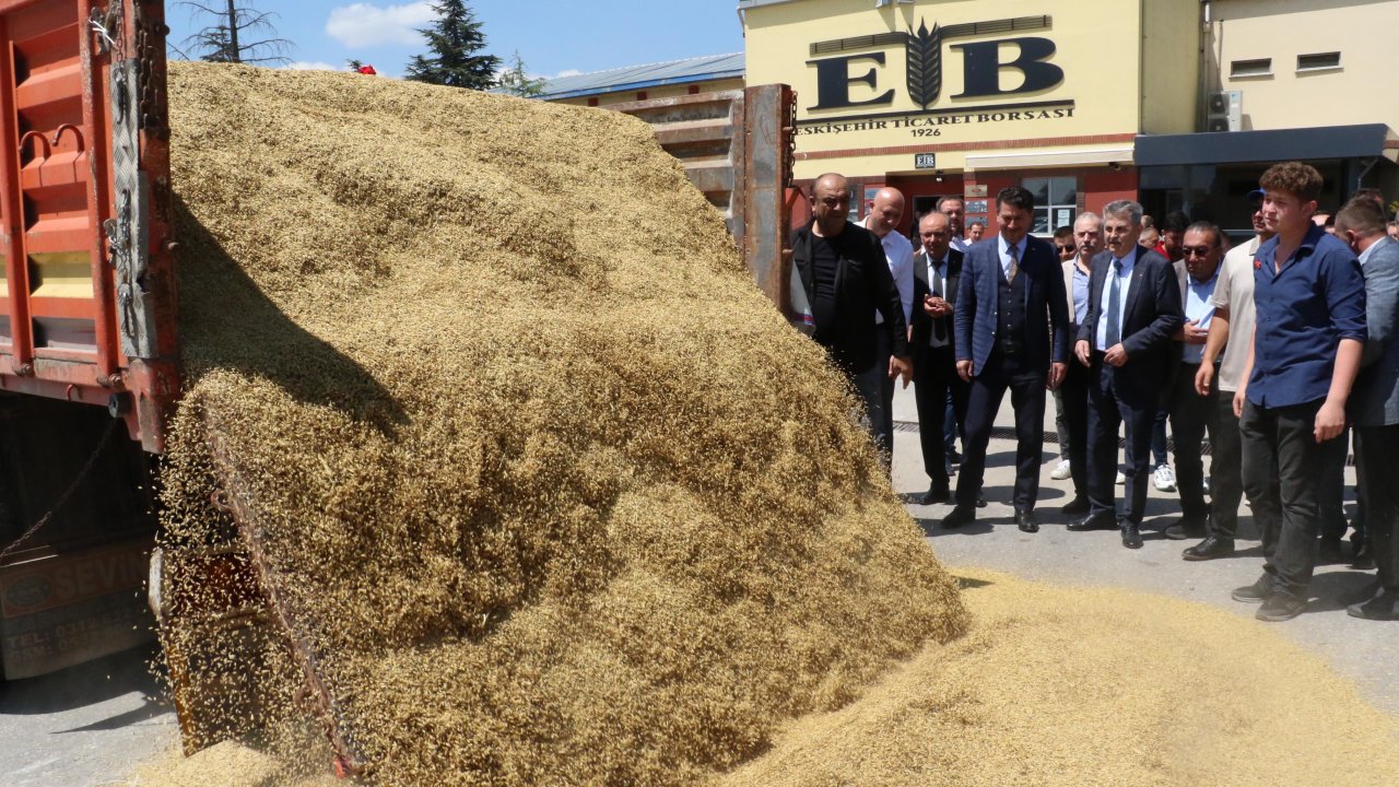 Eskişehir’de Çiftçinin Yüzü Yağışlarla Güldü