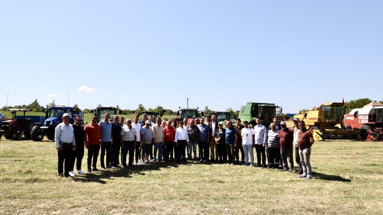 Büyükçekmece'de Buğday Hasat Dönemi Başladı