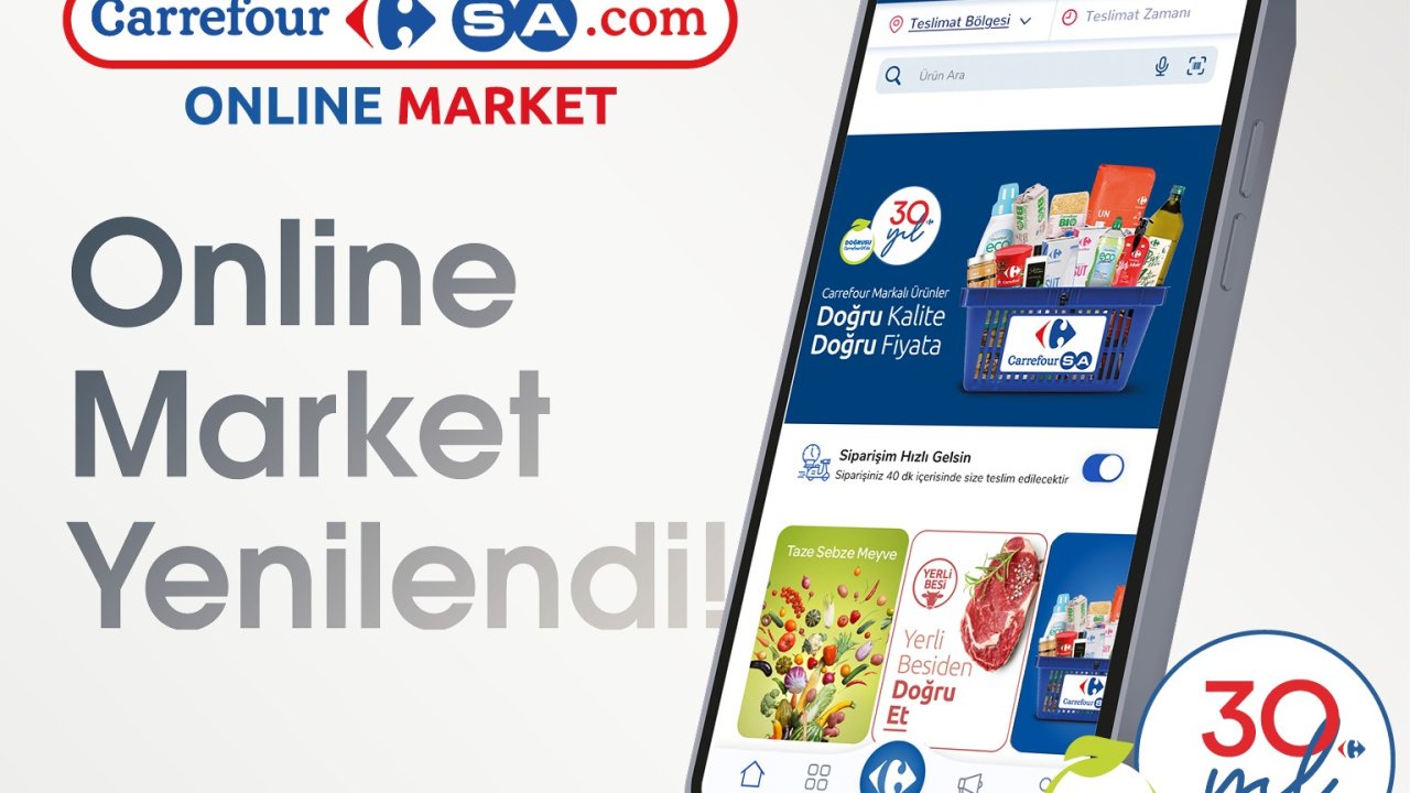 Carrefoursa, Online Market Uygulamasını Yeniledi