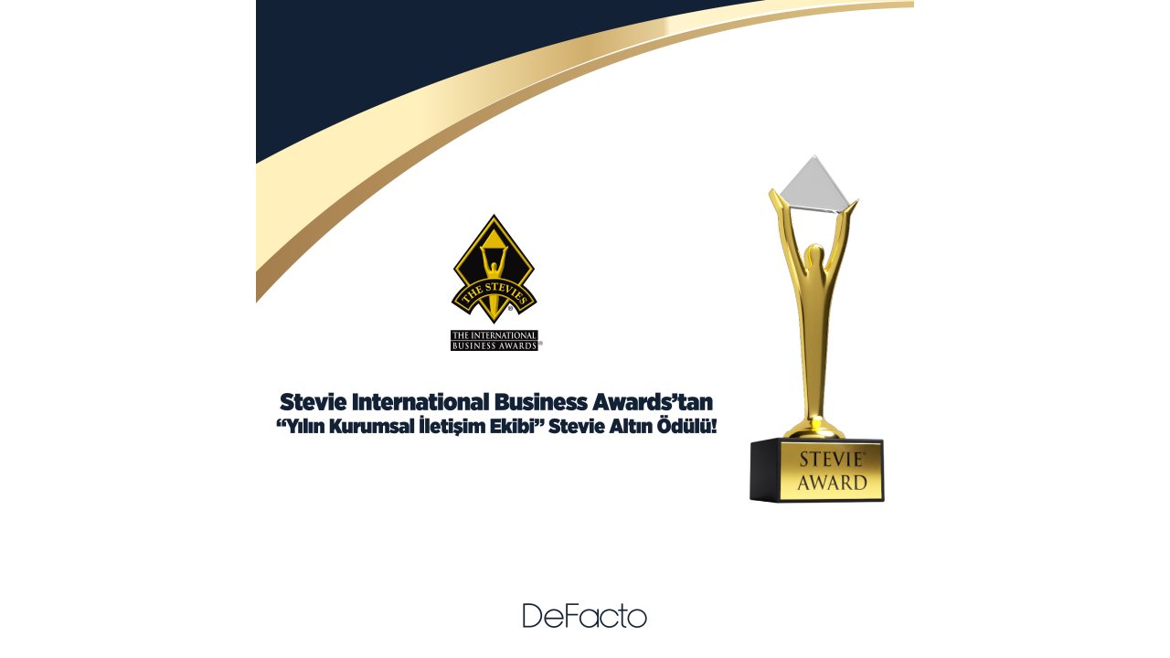 Stevie Awards’tan Defacto’ya Altın Ödül