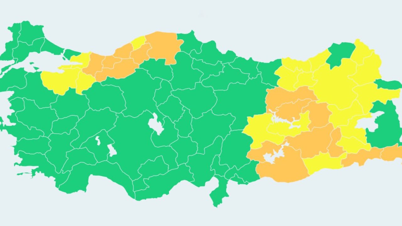 AFAD, 31 il için meteorolojik uyarıda bulundu