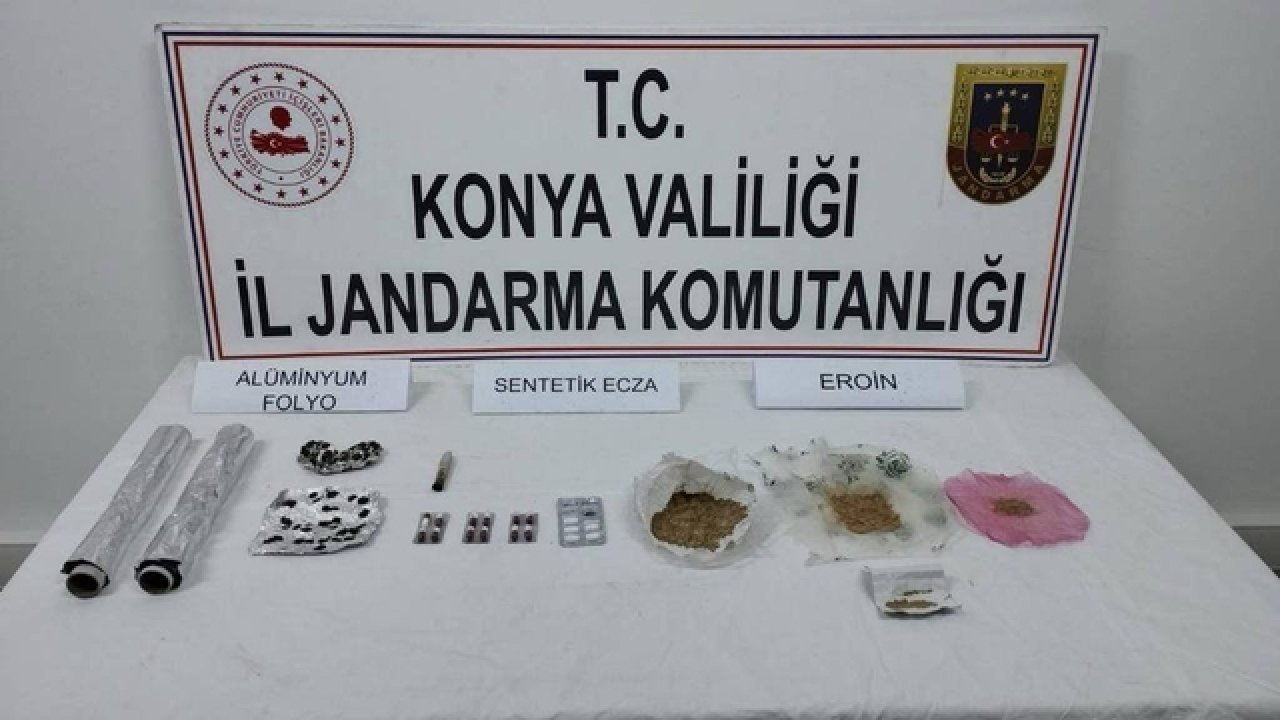 Konya'da Eroinle Yakalanan İki Kişi Tutuklandı