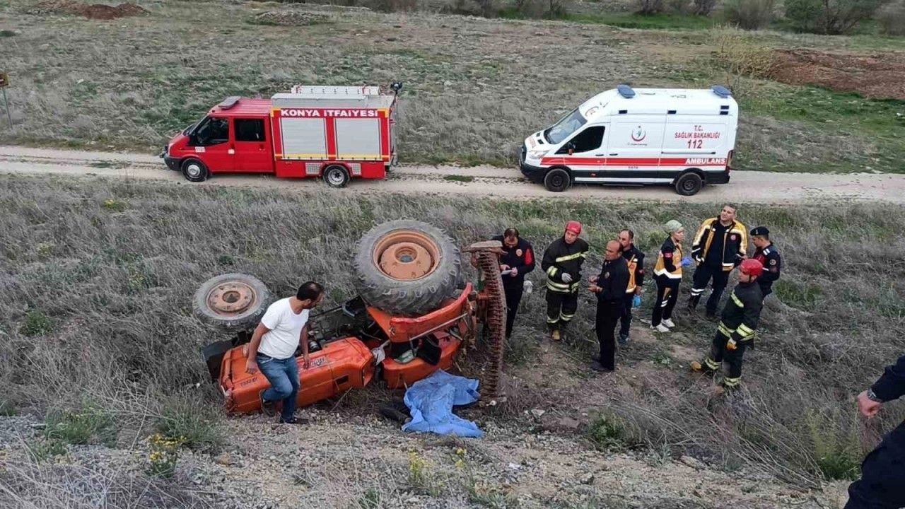 Konya'nın Seydişehir İlçesinde Traktör Kazası: Sürücü Yaralandı
